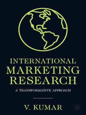 cover image of International Marketing Research
